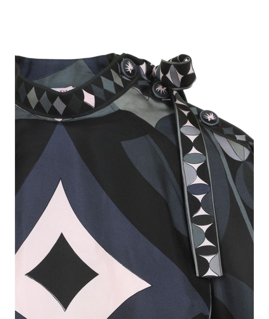 PUCCI Мульти шелковое платье, фото 3