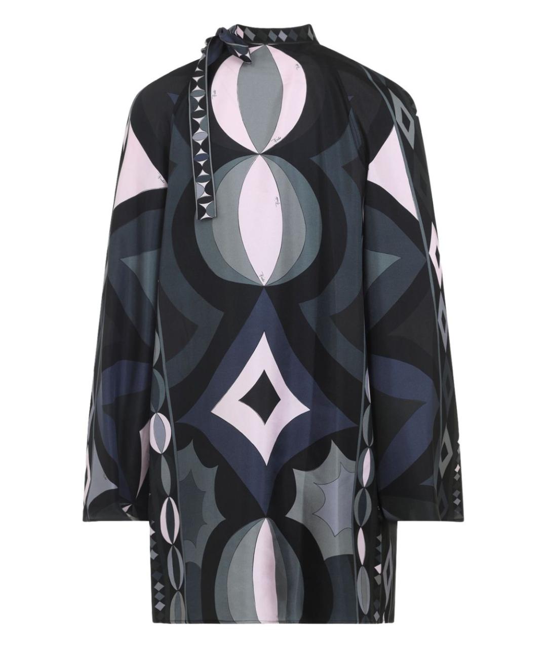 PUCCI Мульти шелковое платье, фото 2