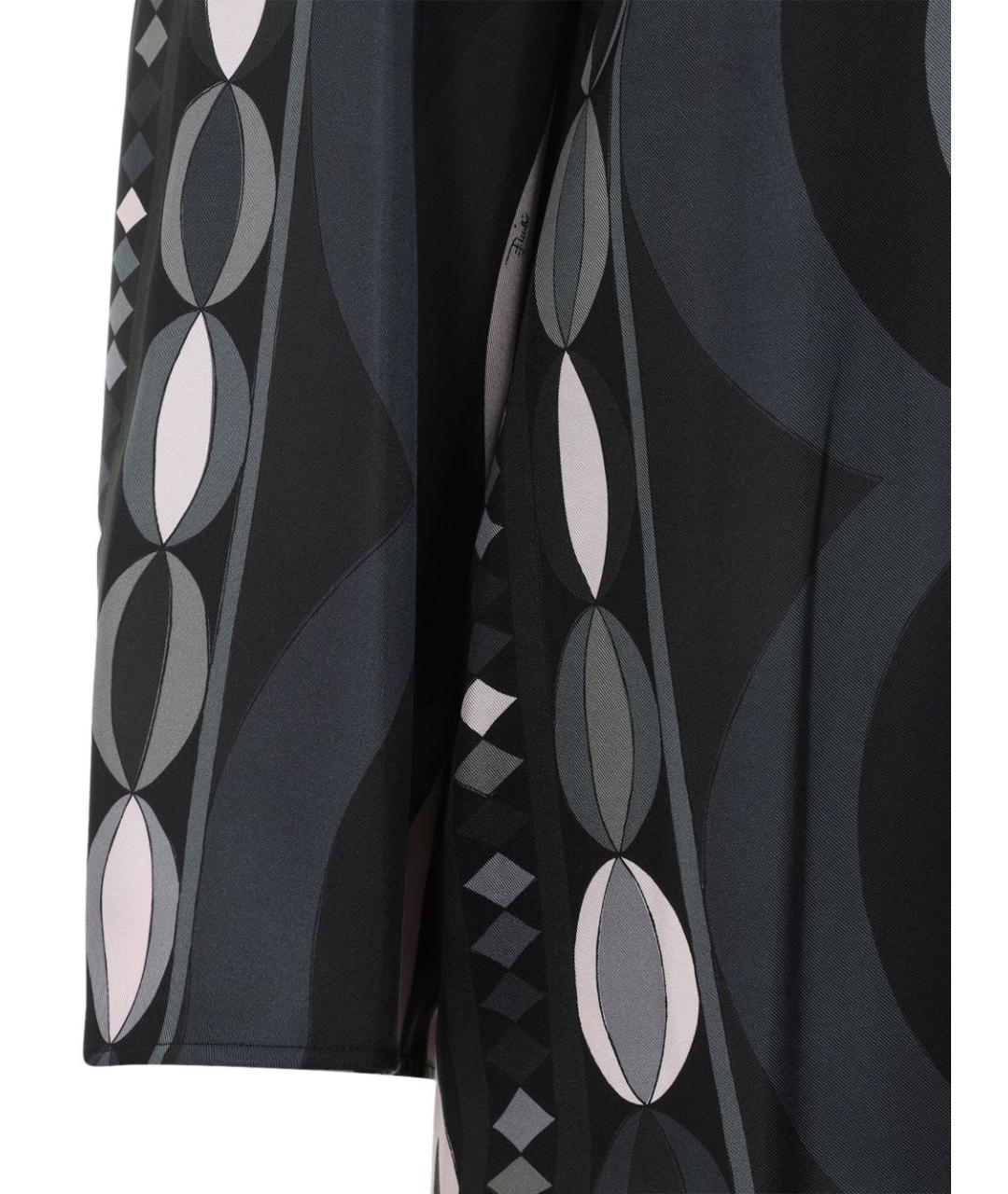 PUCCI Мульти шелковое платье, фото 4