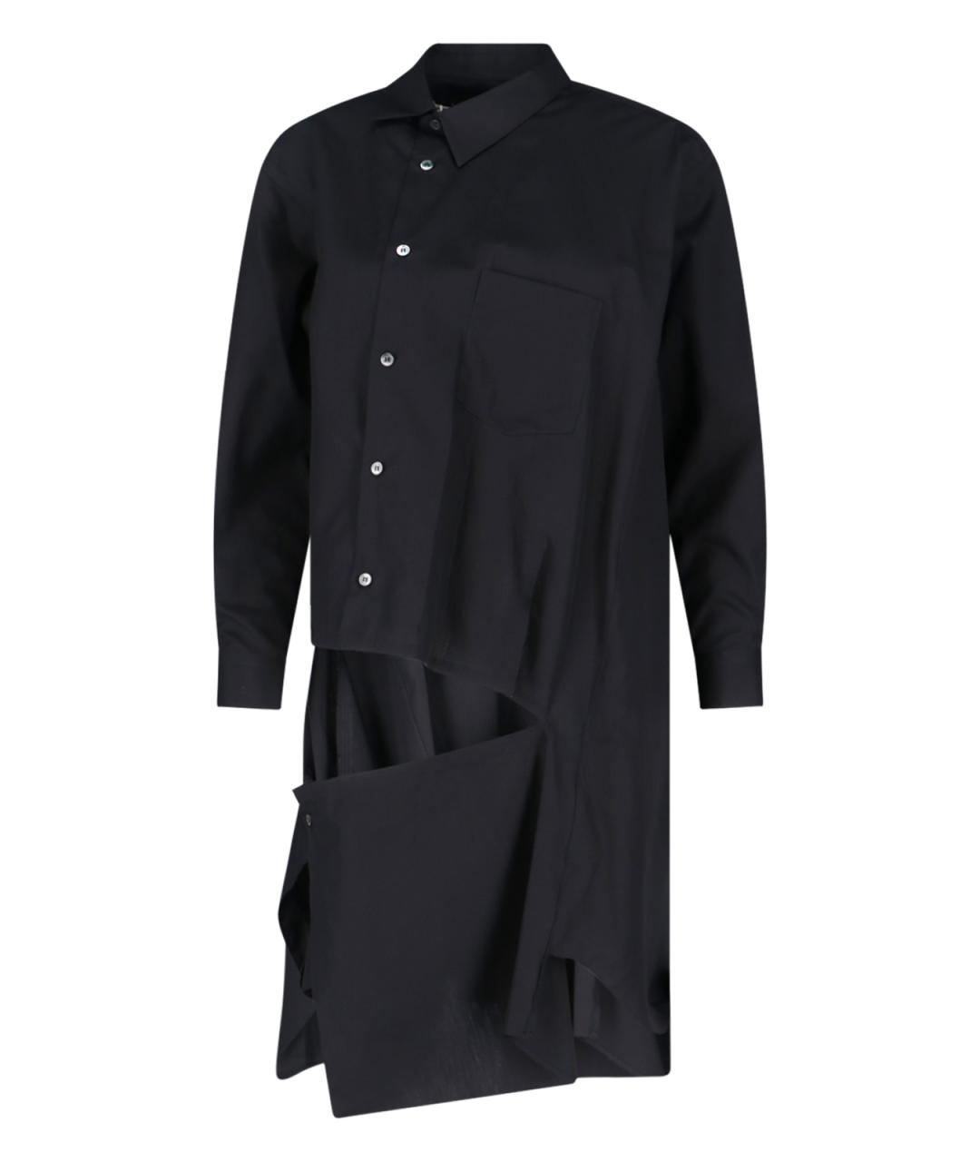 COMME DES GARÇONS Черная хлопковая рубашка, фото 1