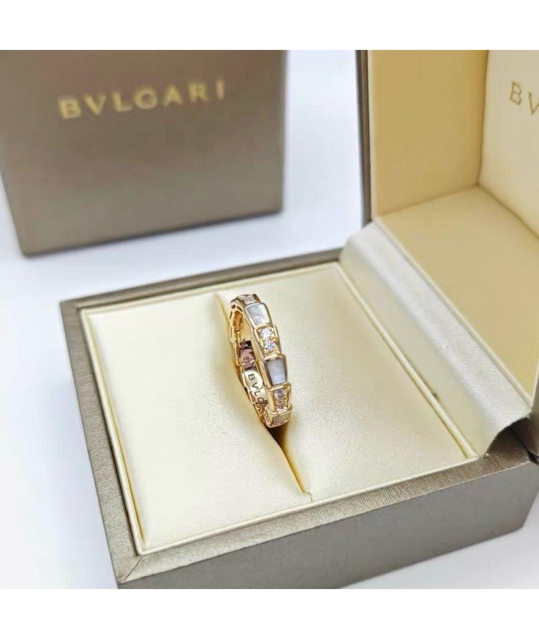 BVLGARI Розовое кольцо из розового золота, фото 3