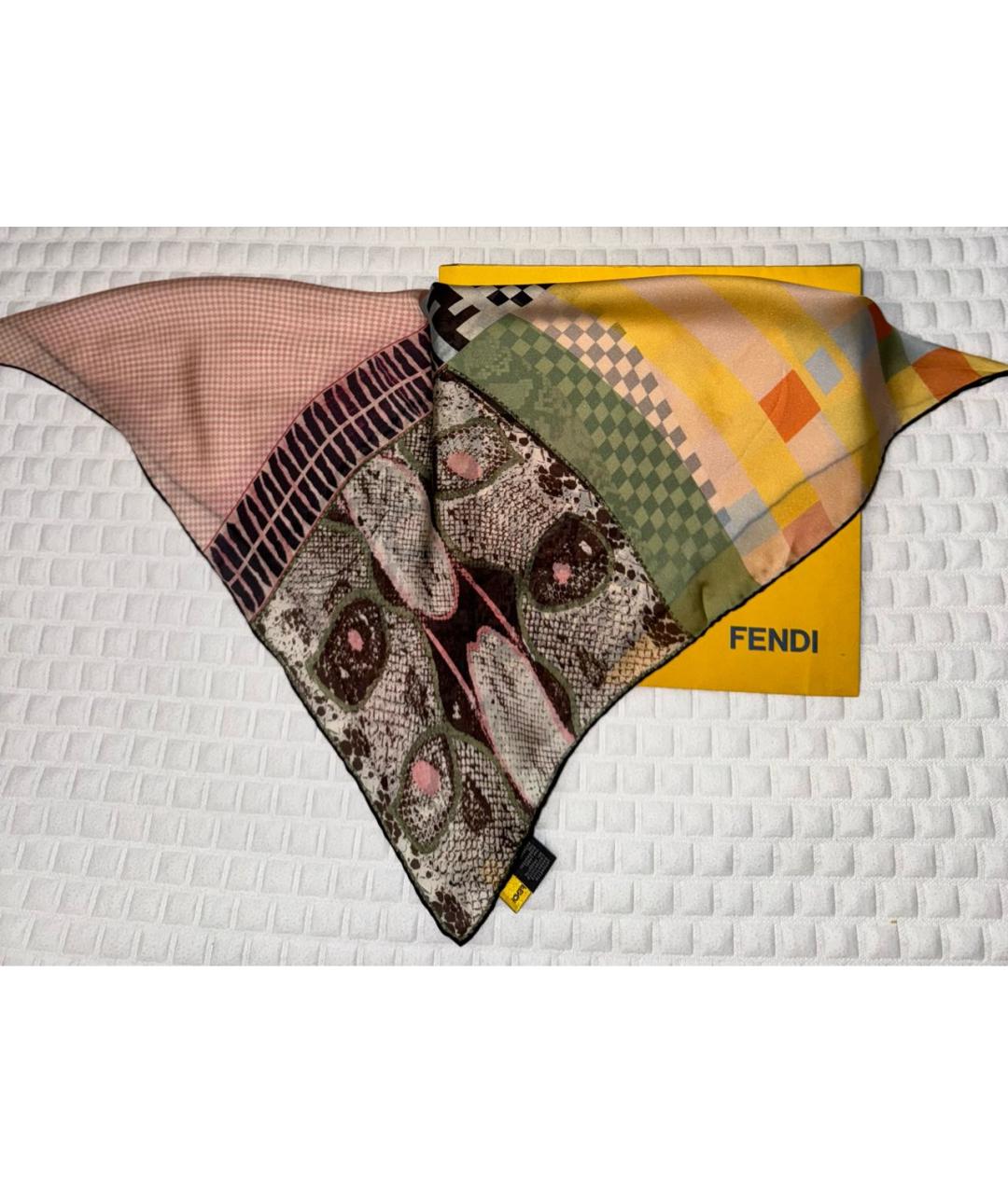 FENDI Мульти платок, фото 3
