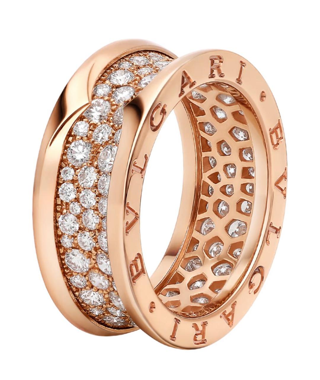 BVLGARI Розовое кольцо из розового золота, фото 1