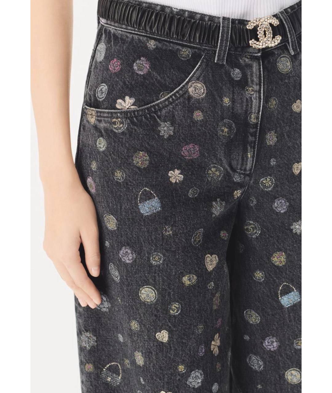 CHANEL Мульти прямые джинсы, фото 6
