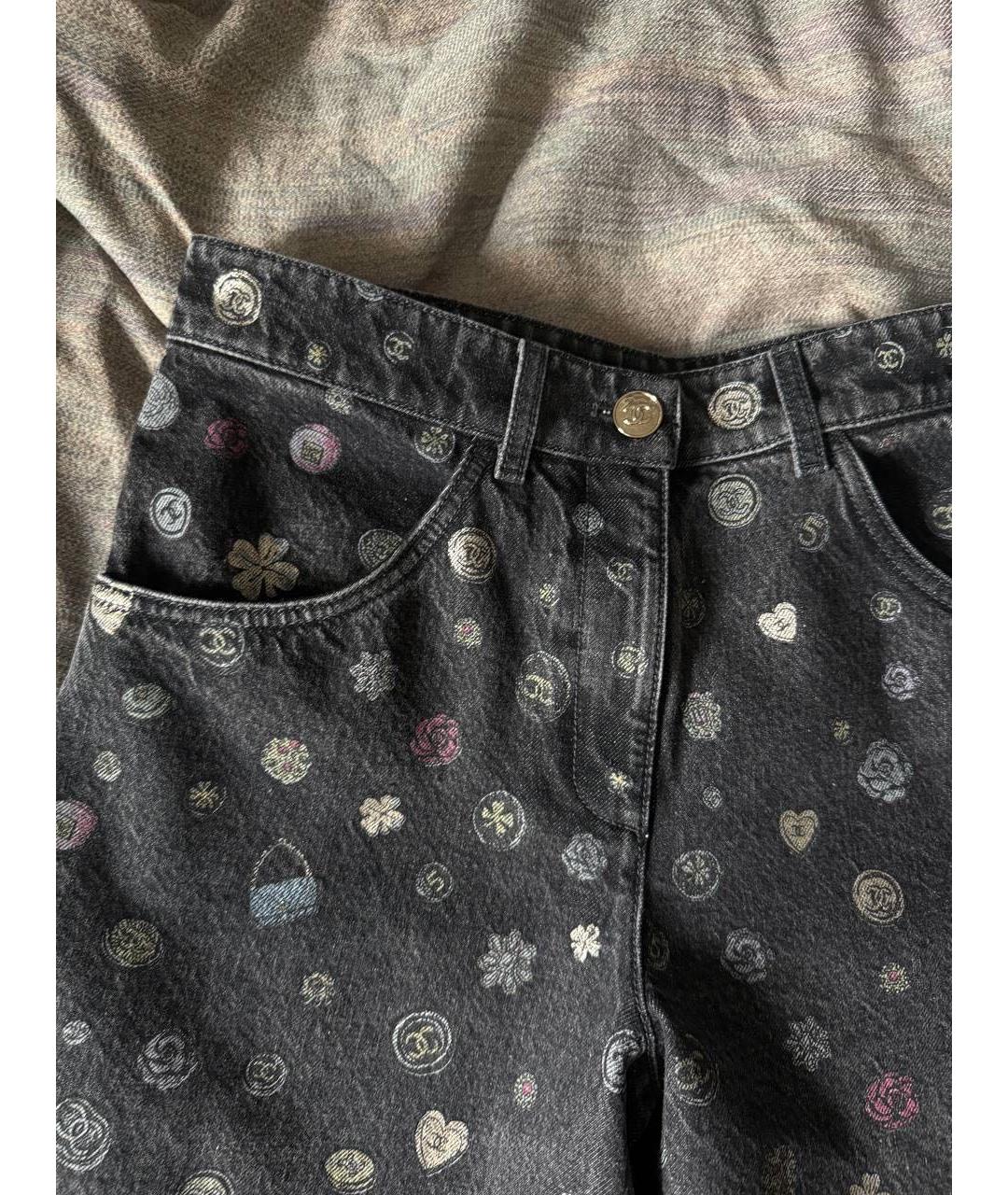 CHANEL Мульти прямые джинсы, фото 2