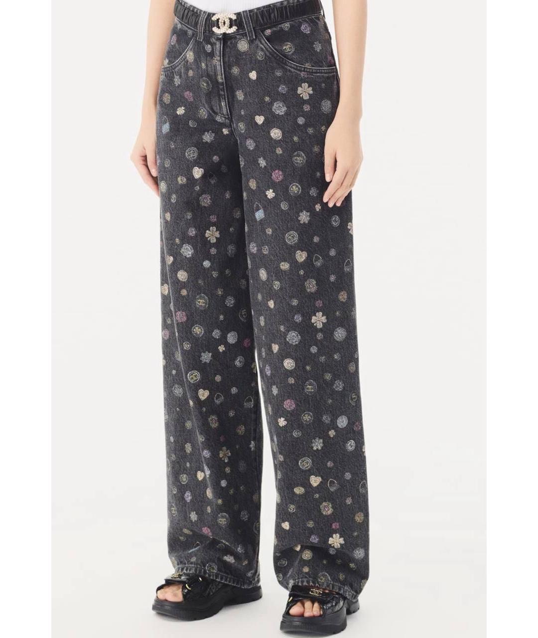 CHANEL Мульти прямые джинсы, фото 8