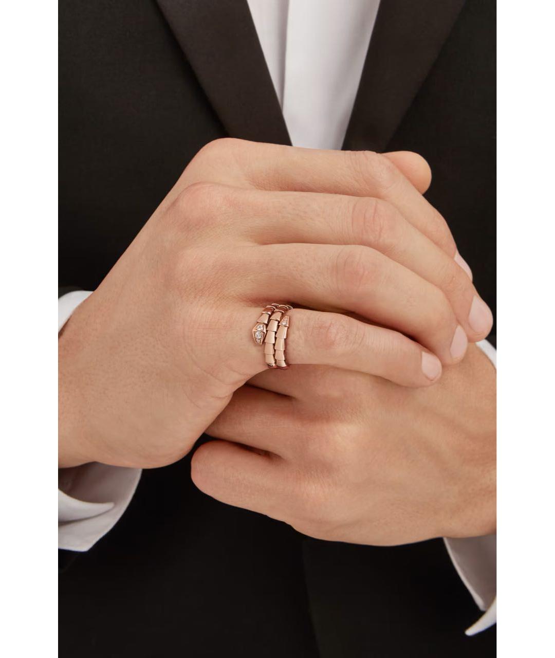 BVLGARI Розовое кольцо из розового золота, фото 4
