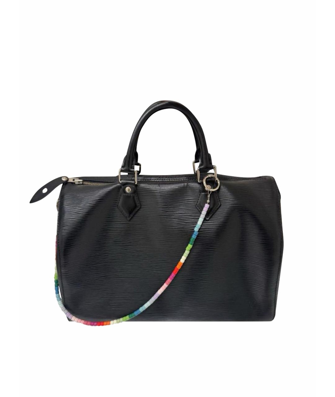 LOUIS VUITTON Черная сумка с короткими ручками, фото 1