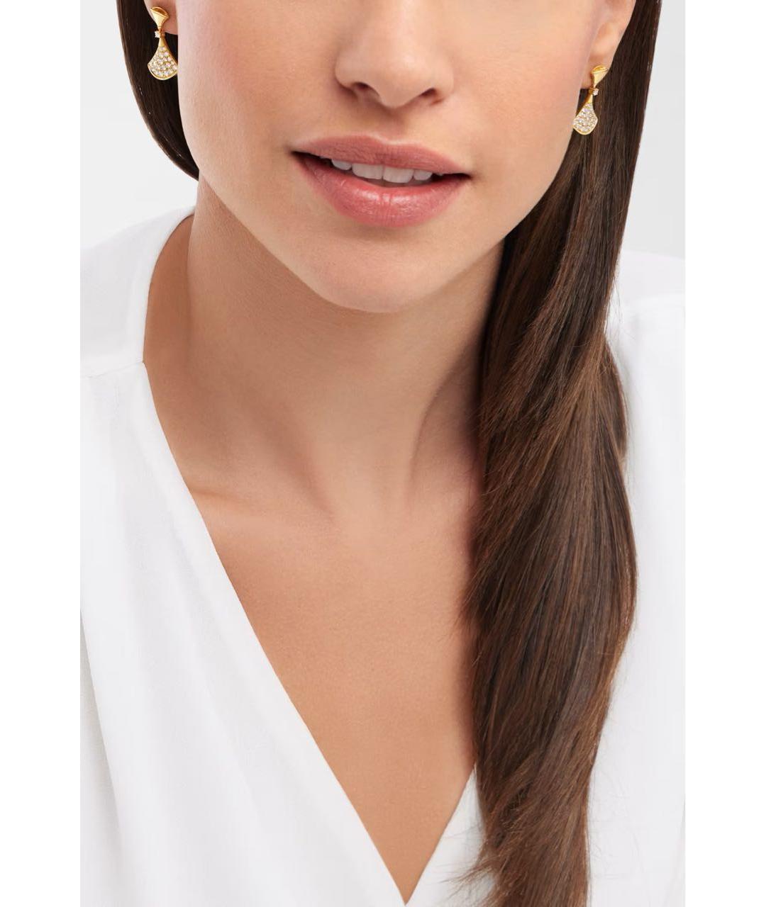 BVLGARI Желтые серьги из желтого золота, фото 3