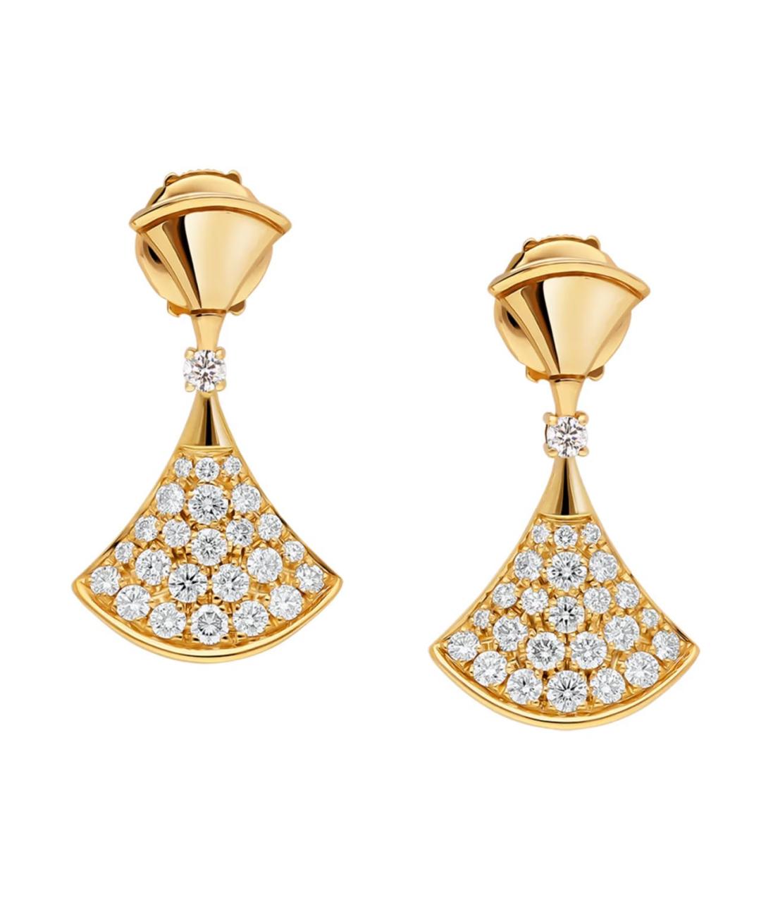 BVLGARI Желтые серьги из желтого золота, фото 1