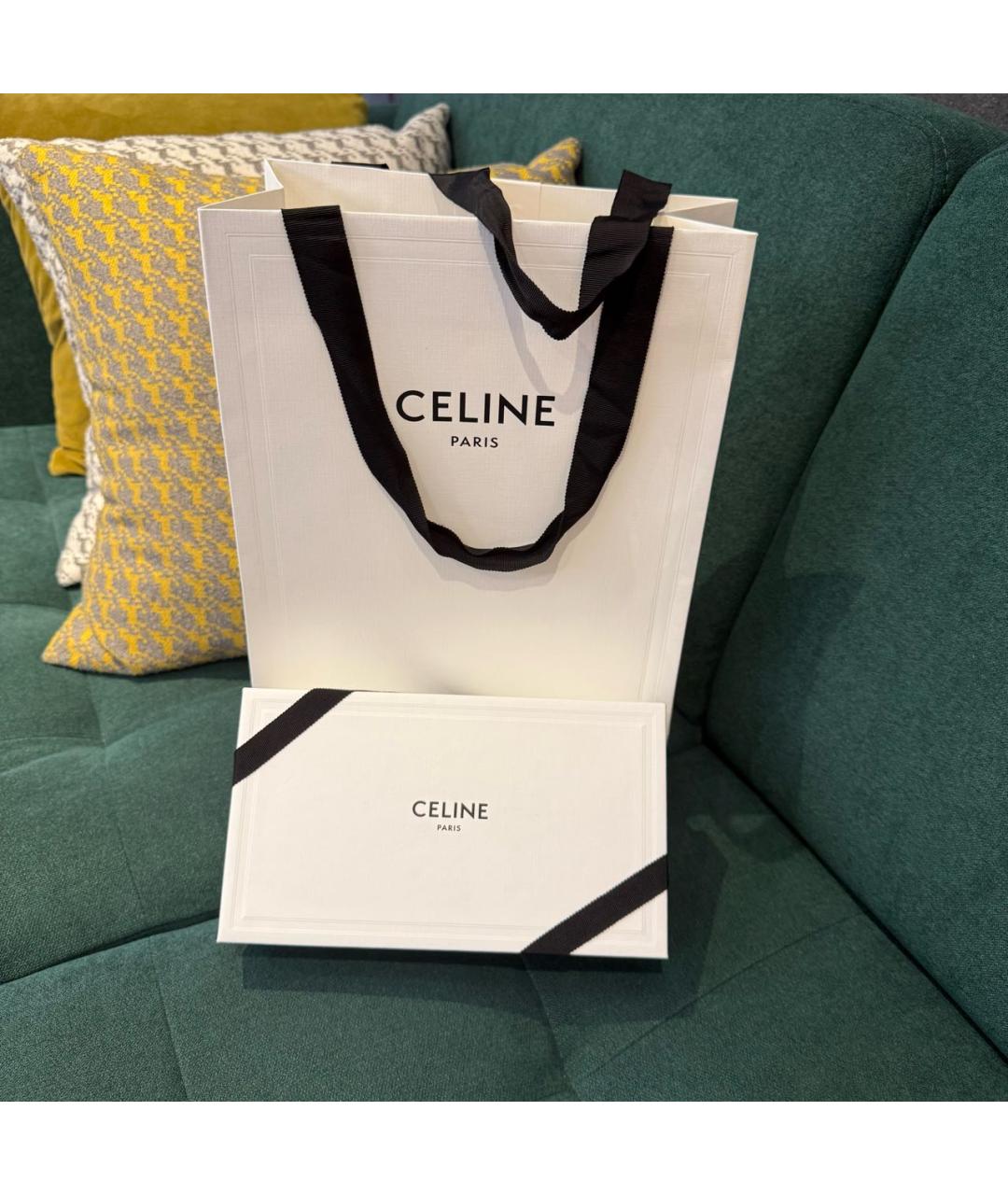 CELINE Серебряные металлические солнцезащитные очки, фото 7