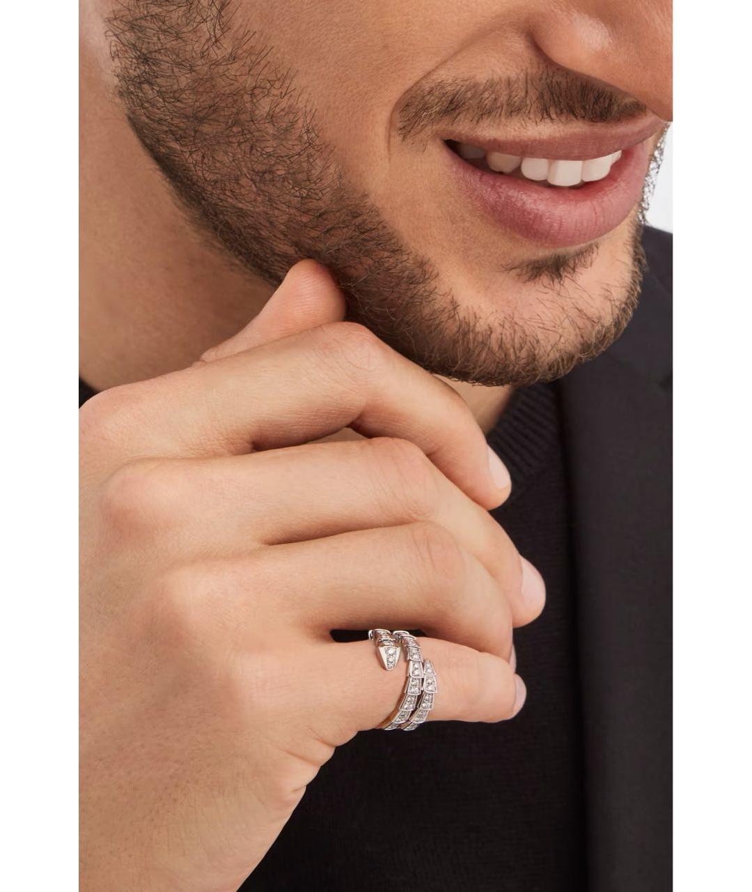 BVLGARI Белое кольцо из белого золота, фото 4