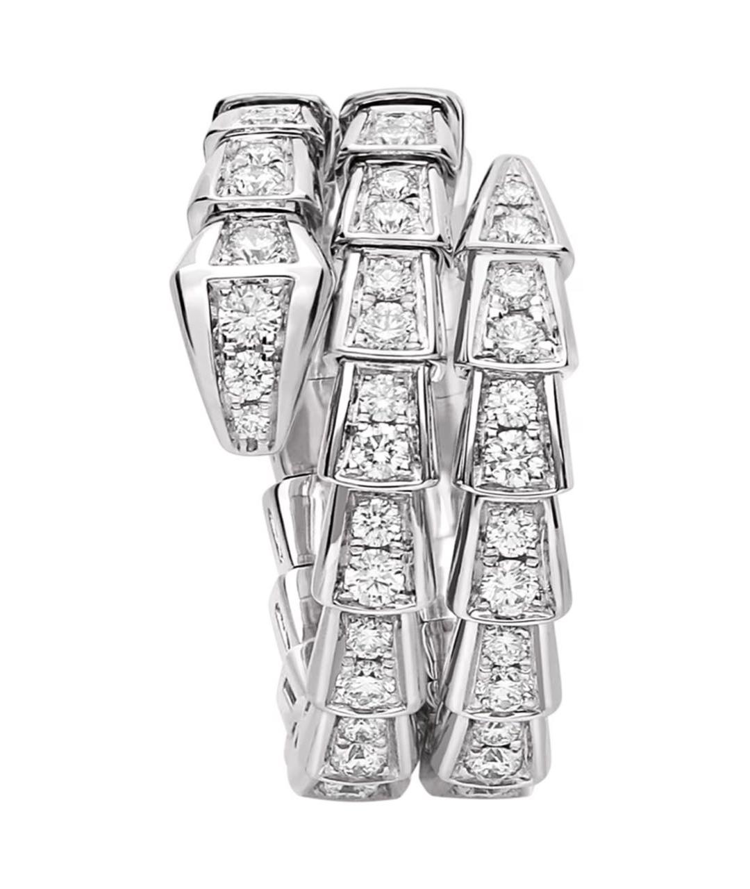 BVLGARI Белое кольцо из белого золота, фото 2