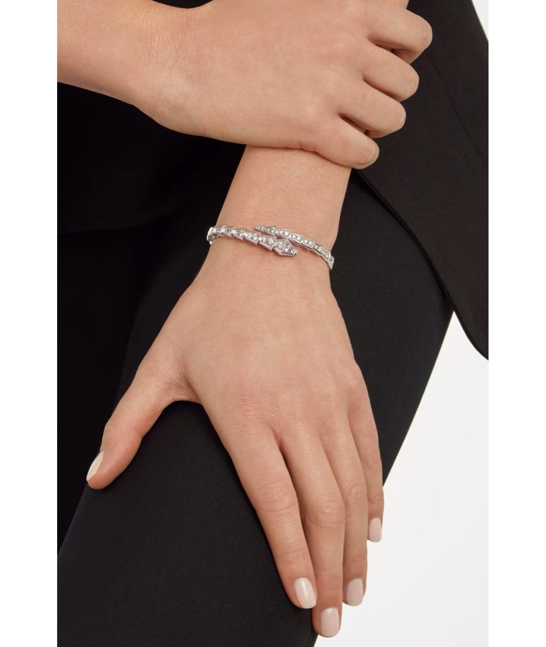 BVLGARI Белый браслет из белого золота, фото 3