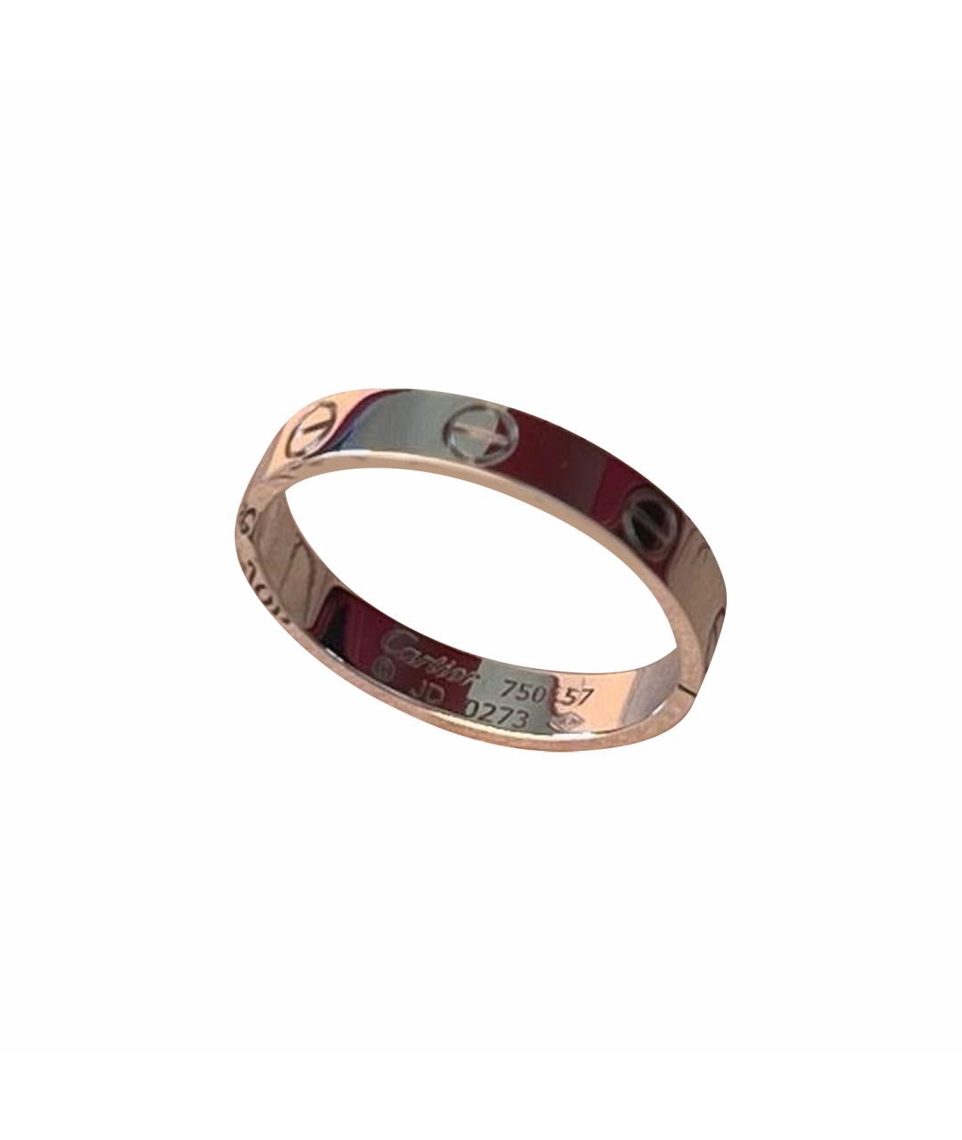 CARTIER Антрацитовое кольцо из белого золота, фото 1