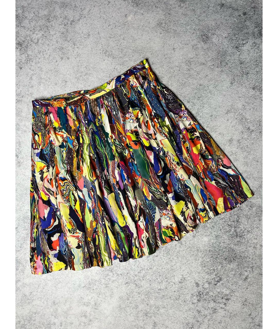 DRIES VAN NOTEN Мульти вискозная юбка миди, фото 9