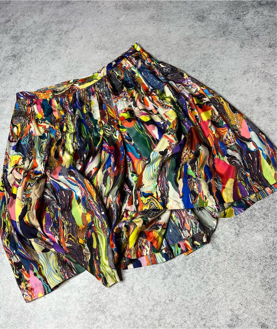 DRIES VAN NOTEN Мульти вискозная юбка миди, фото 5