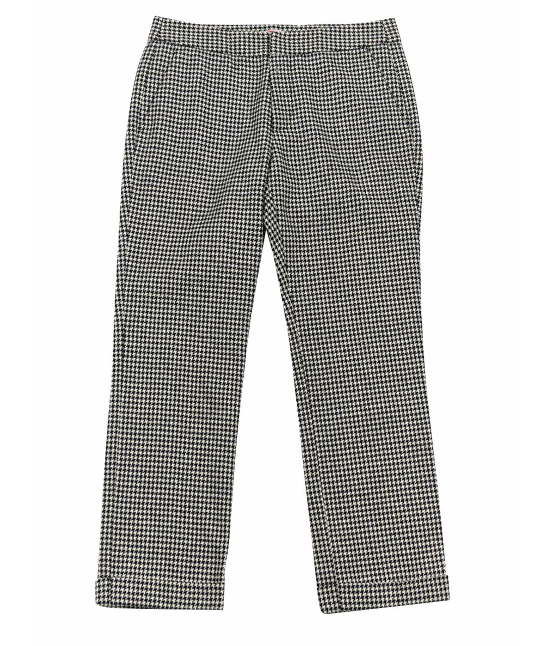 MSGM Мульти шерстяные прямые брюки, фото 1