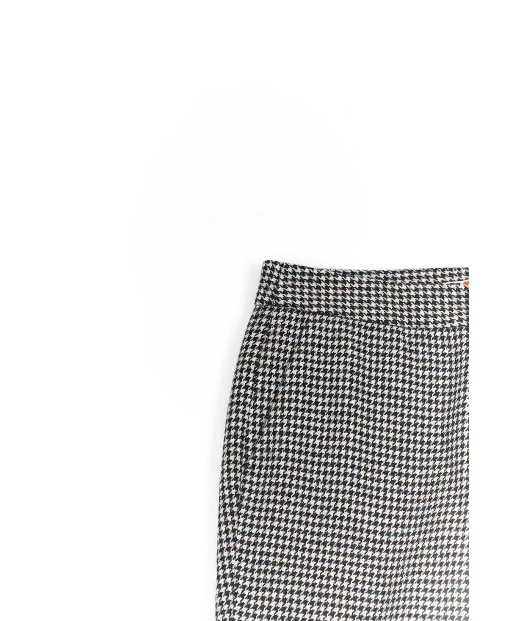 MSGM Мульти шерстяные прямые брюки, фото 2