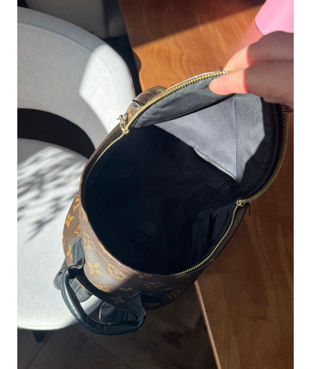 LOUIS VUITTON Коричневый рюкзак, фото 7