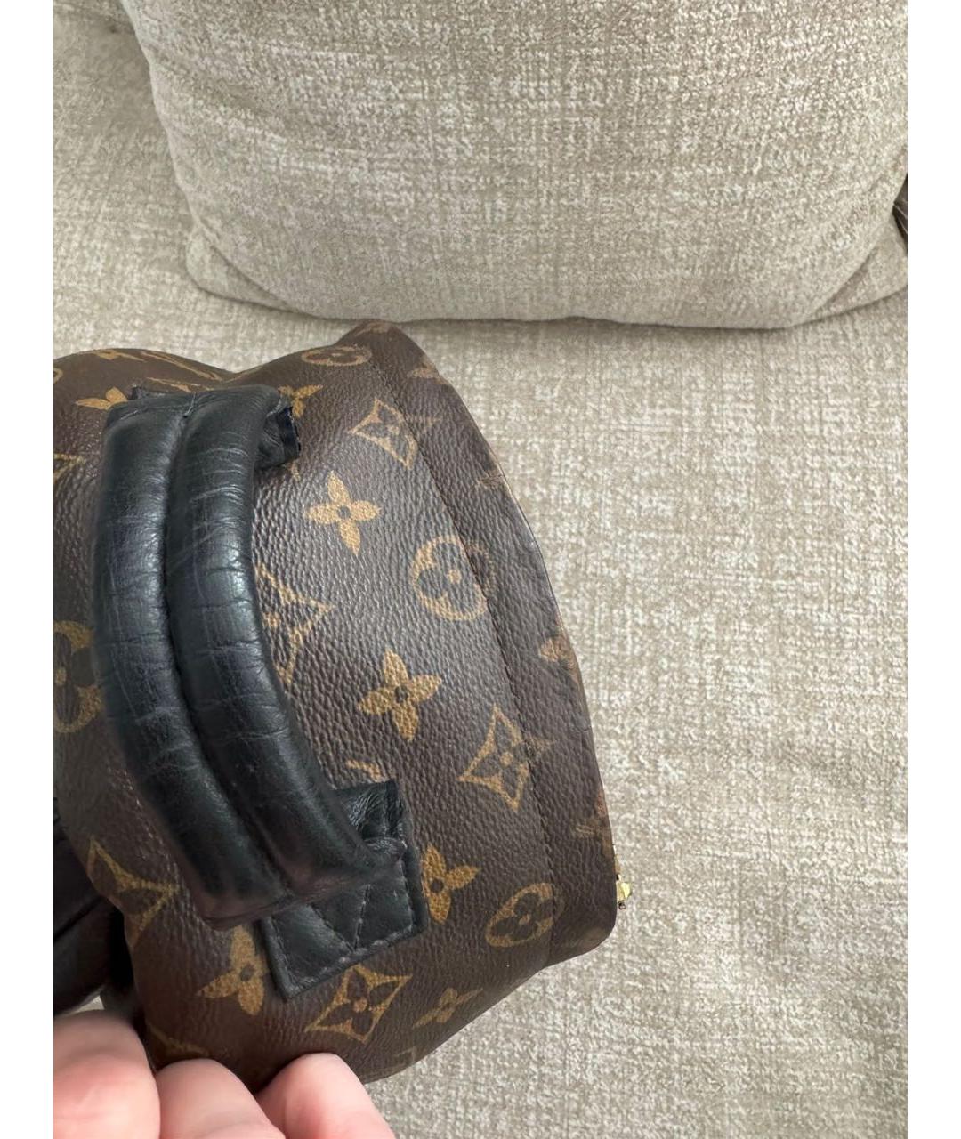 LOUIS VUITTON Коричневый рюкзак, фото 3