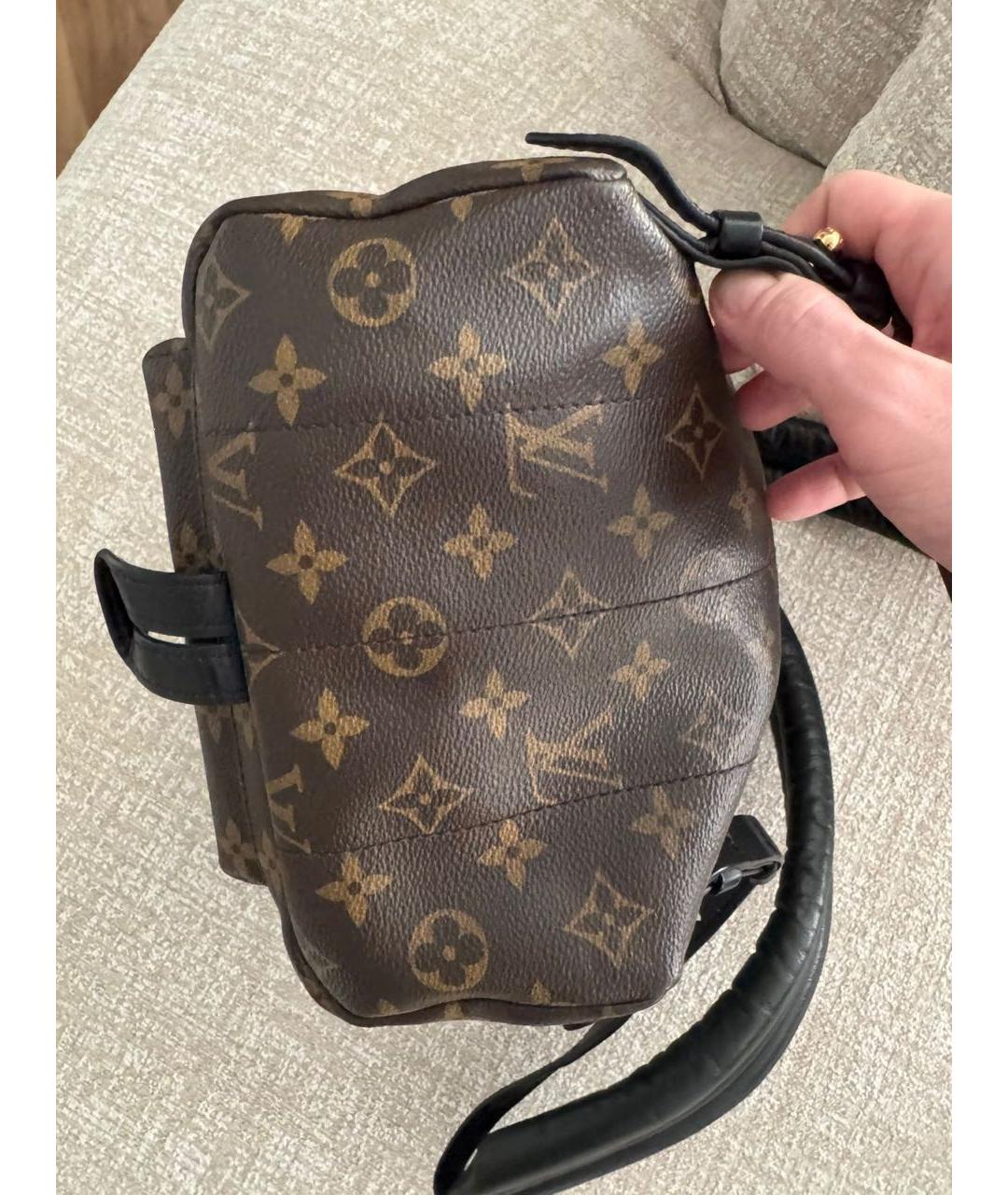 LOUIS VUITTON Коричневый рюкзак, фото 5