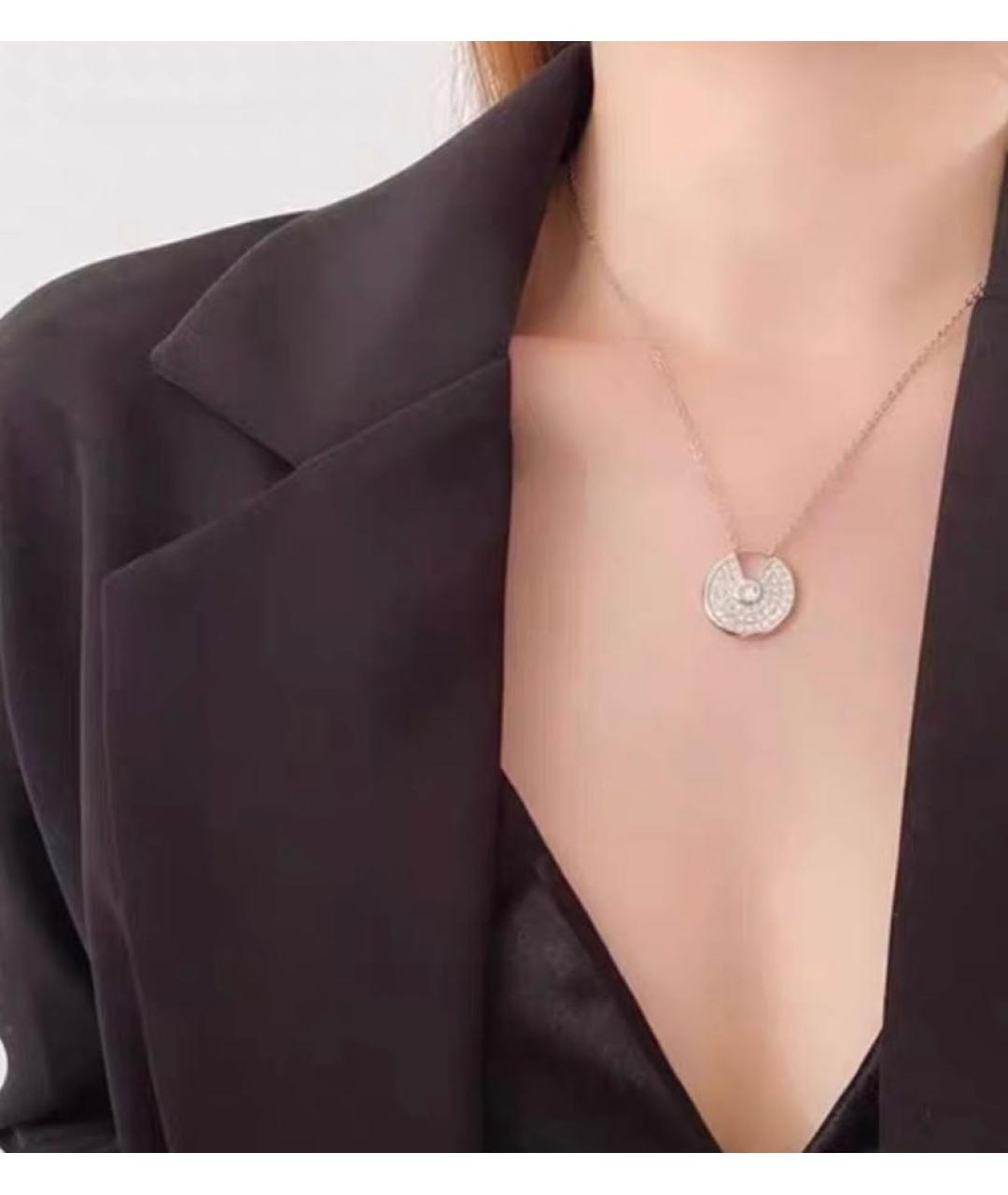 CARTIER Белое колье из белого золота, фото 5
