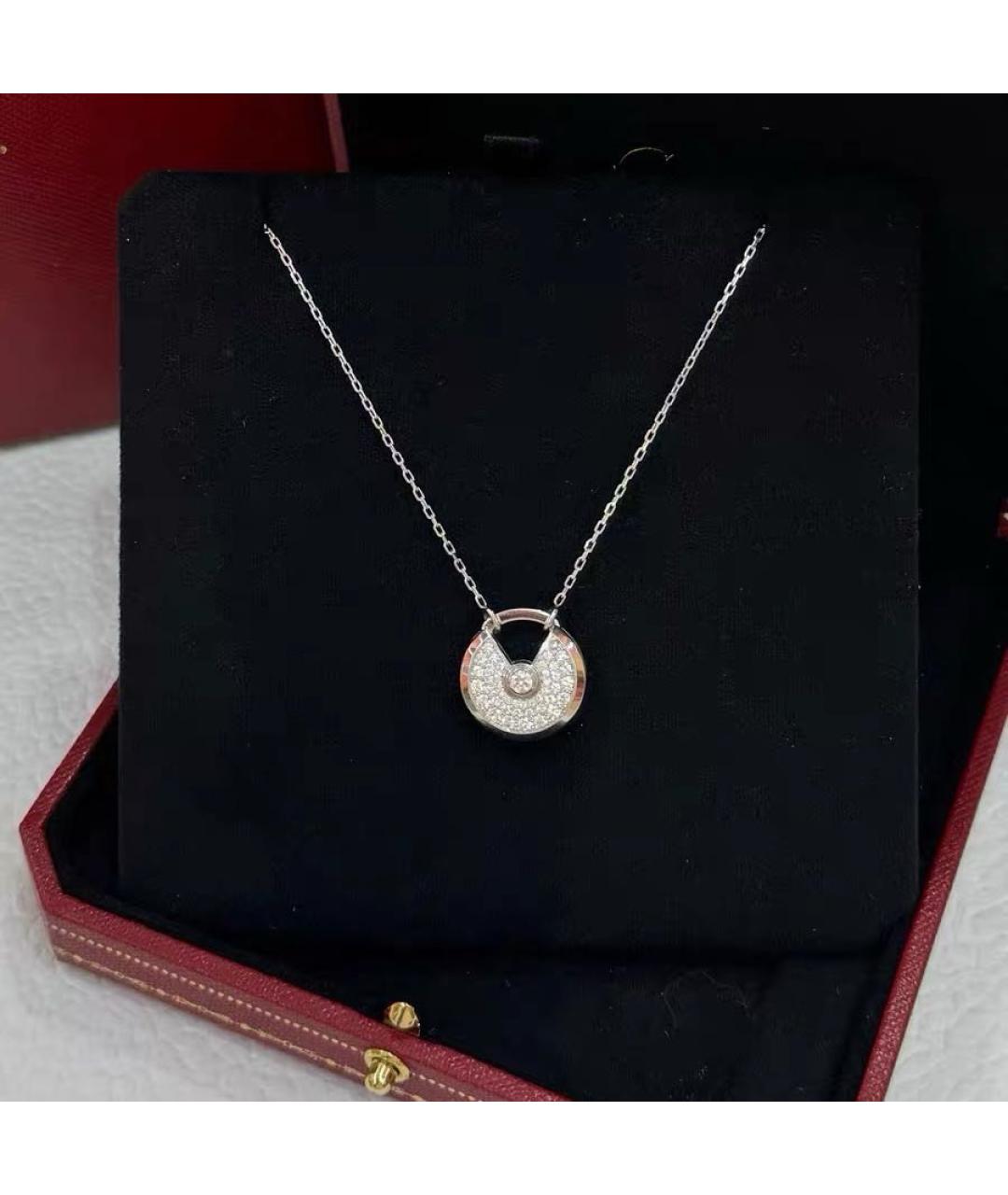 CARTIER Белое колье из белого золота, фото 2
