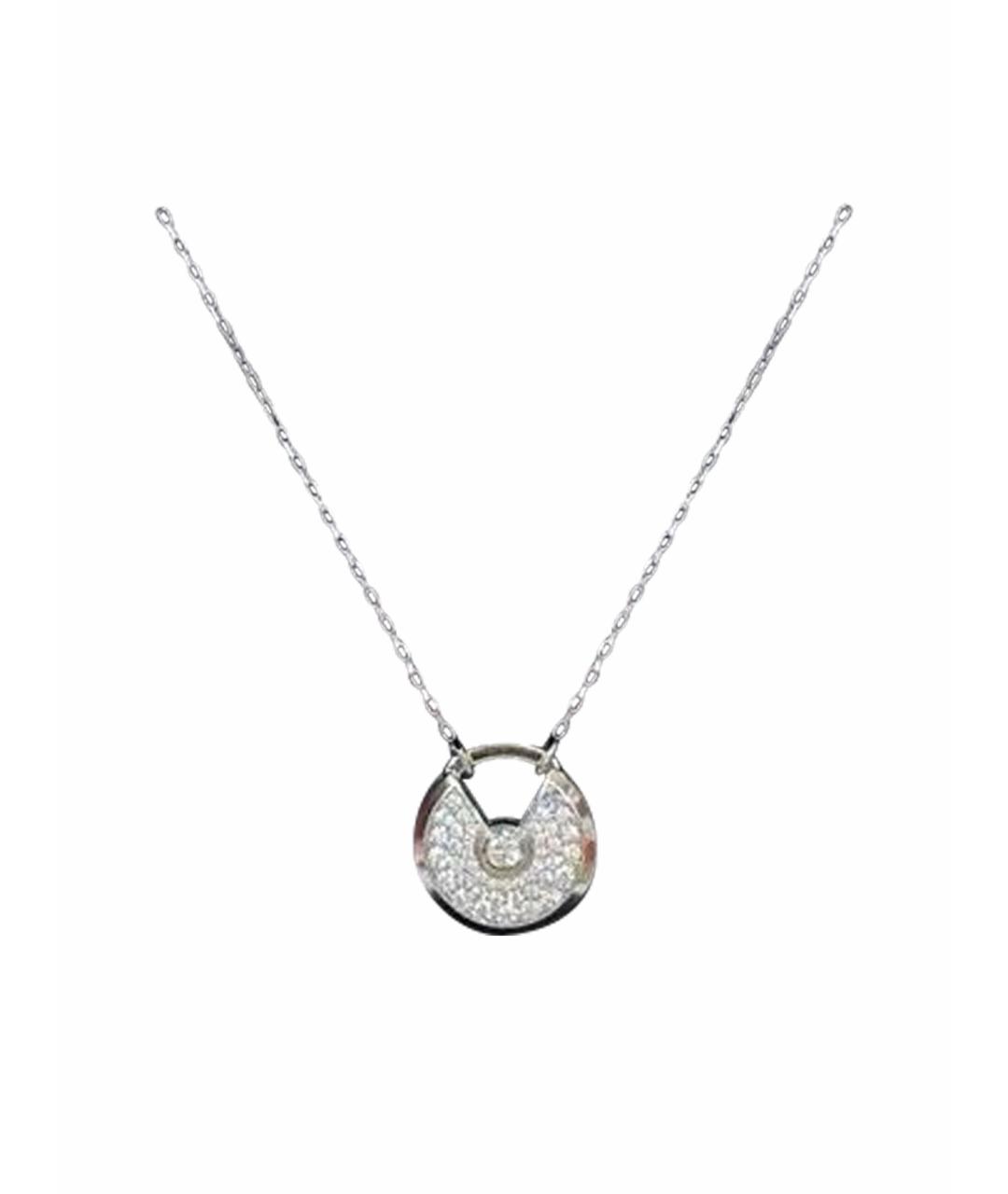 CARTIER Белое колье из белого золота, фото 1