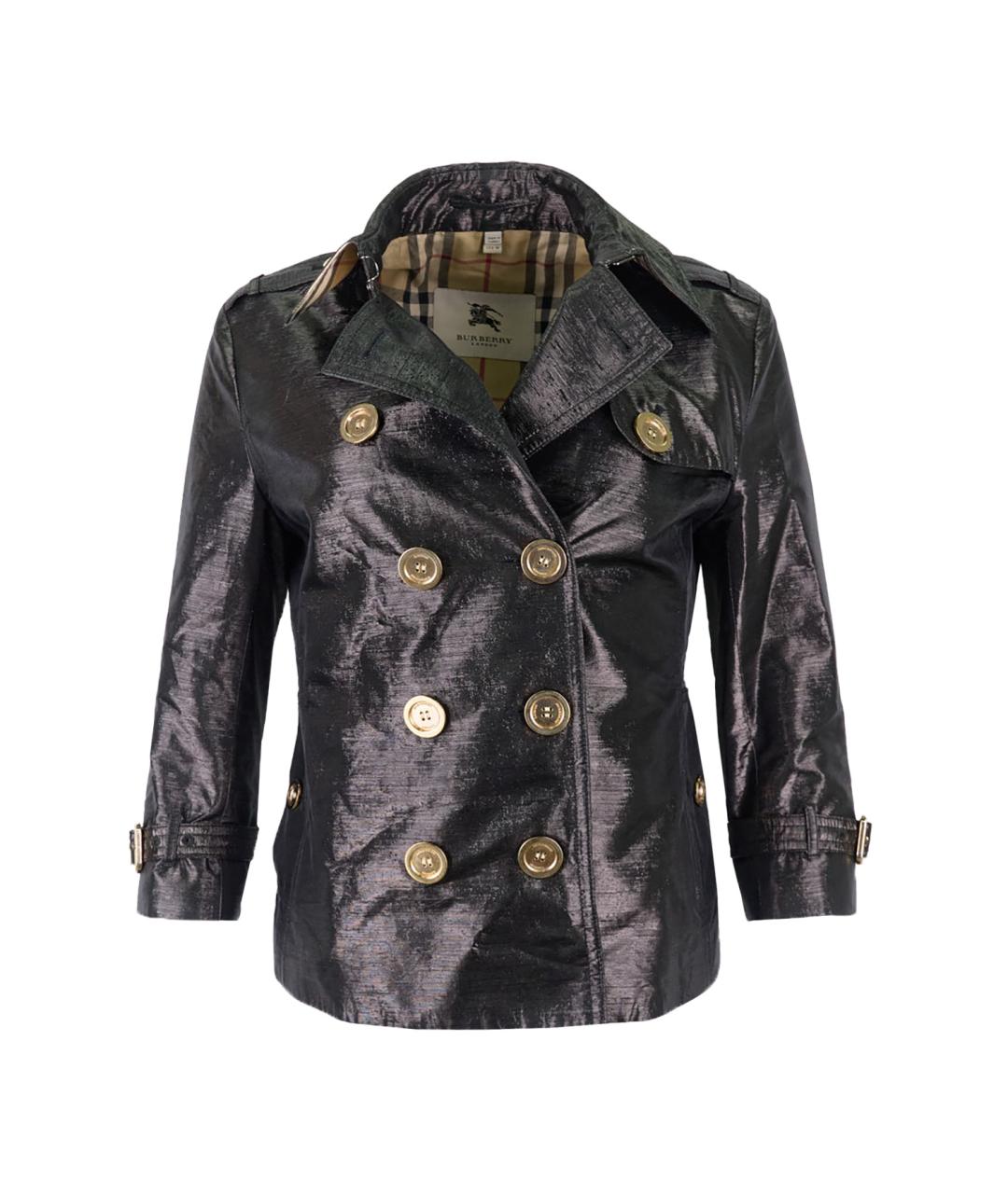 BURBERRY Черная шерстяная куртка, фото 6