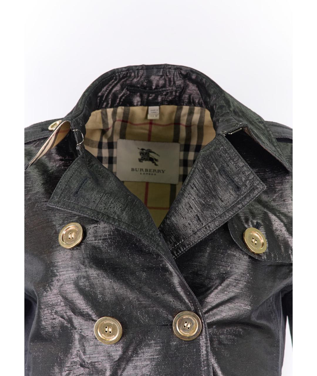 BURBERRY Черная шерстяная куртка, фото 3