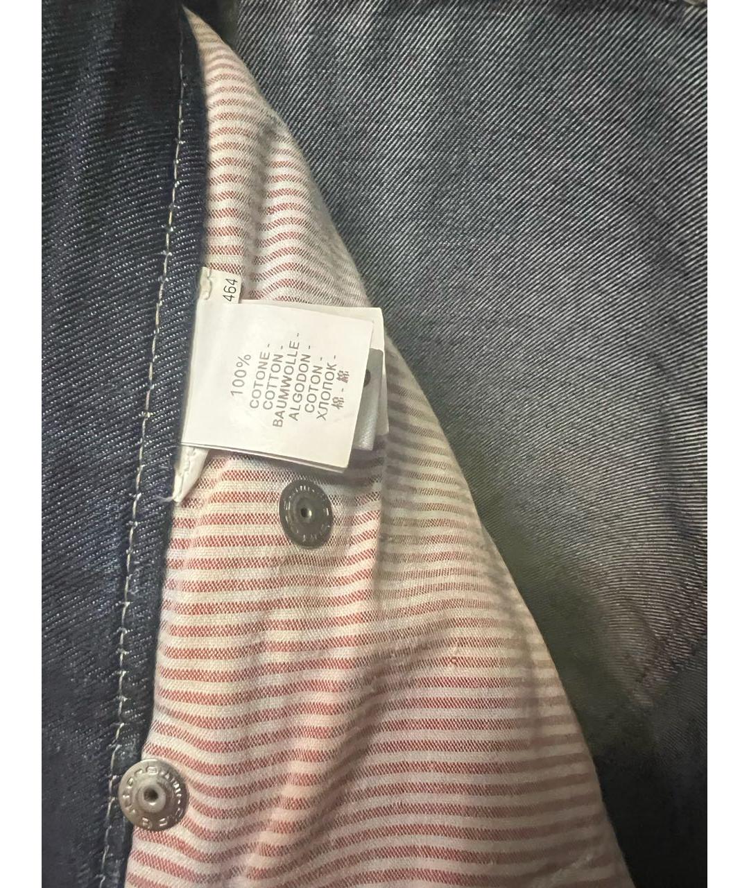 BRUNELLO CUCINELLI Синие хлопковые джинсы скинни, фото 6