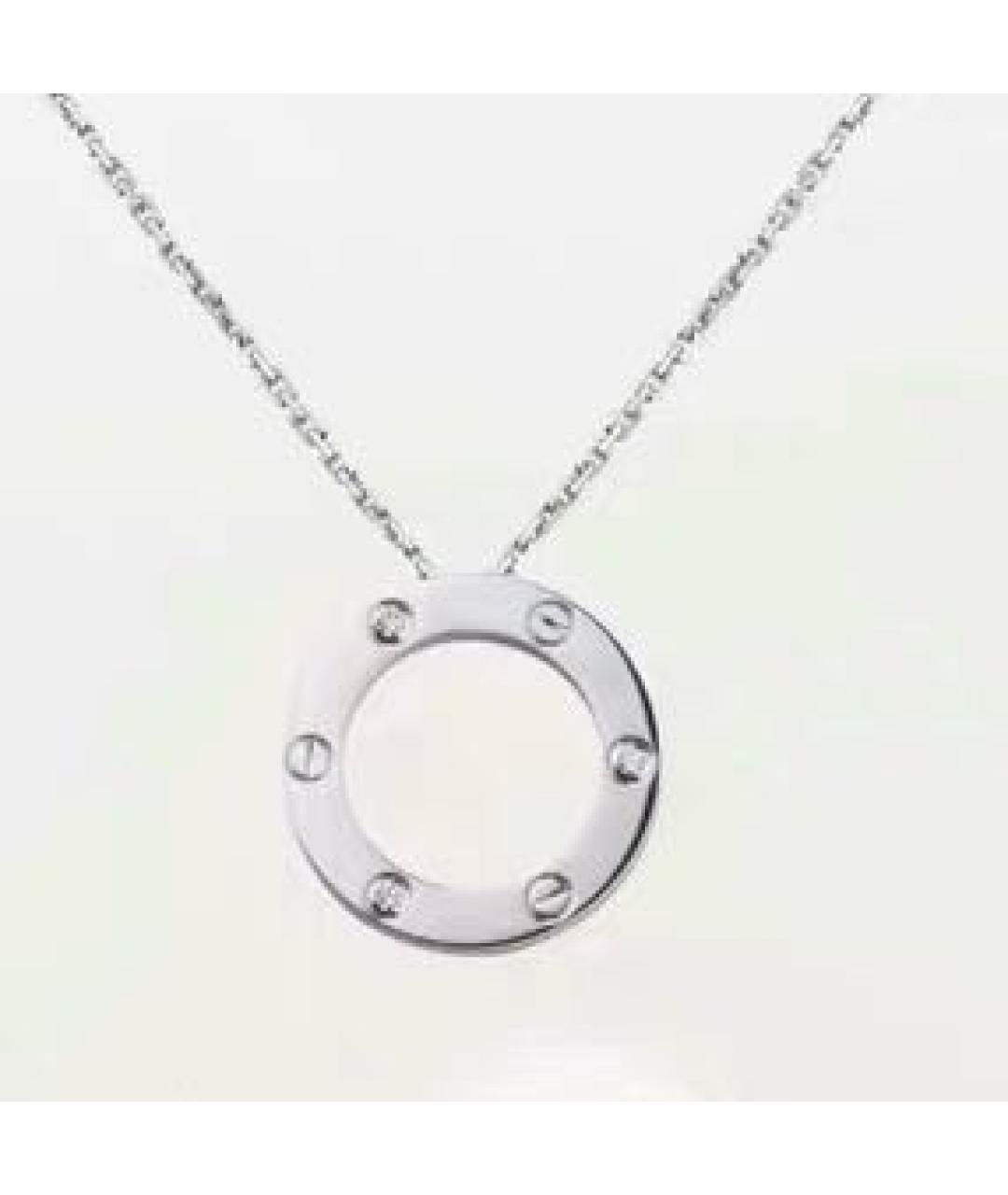 CARTIER Белое колье из белого золота, фото 6