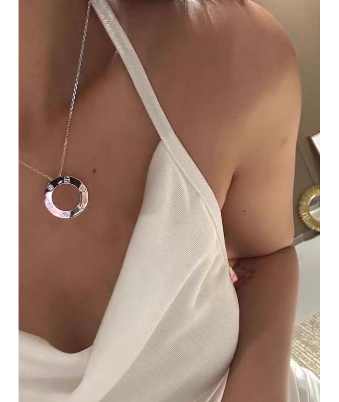 CARTIER Белое колье из белого золота, фото 5