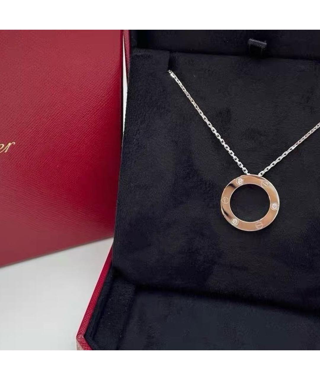 CARTIER Белое колье из белого золота, фото 2