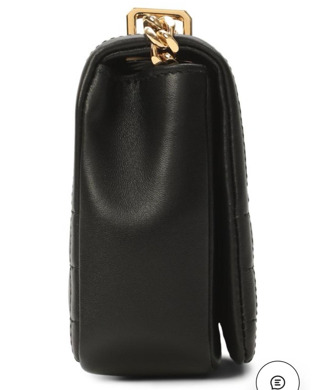 BURBERRY Черная кожаная сумка через плечо, фото 2