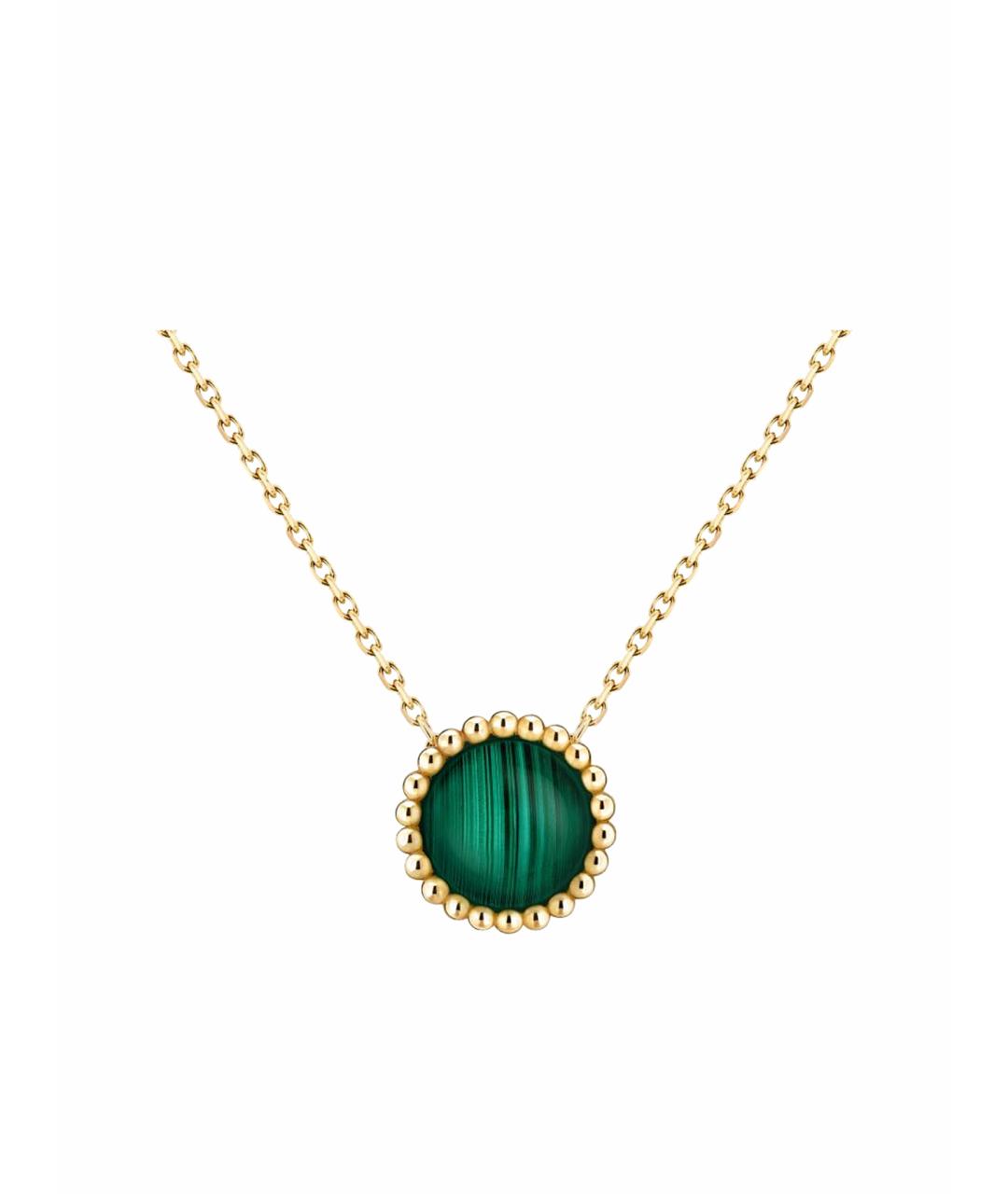 VAN CLEEF & ARPELS Зеленая подвеска из желтого золота, фото 1