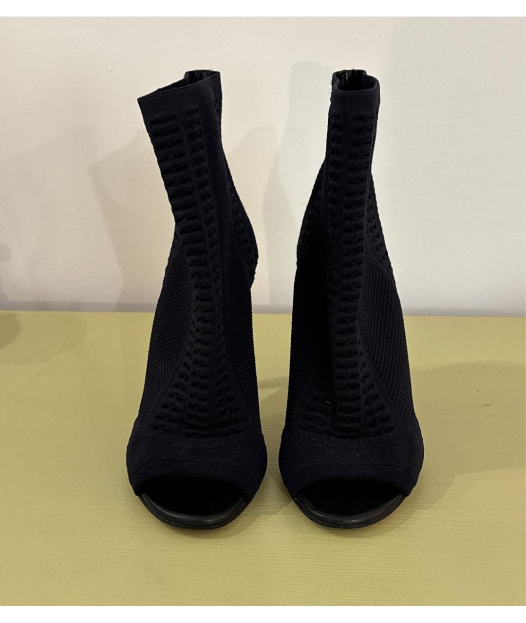 GIANVITO ROSSI Черные текстильные ботильоны, фото 2