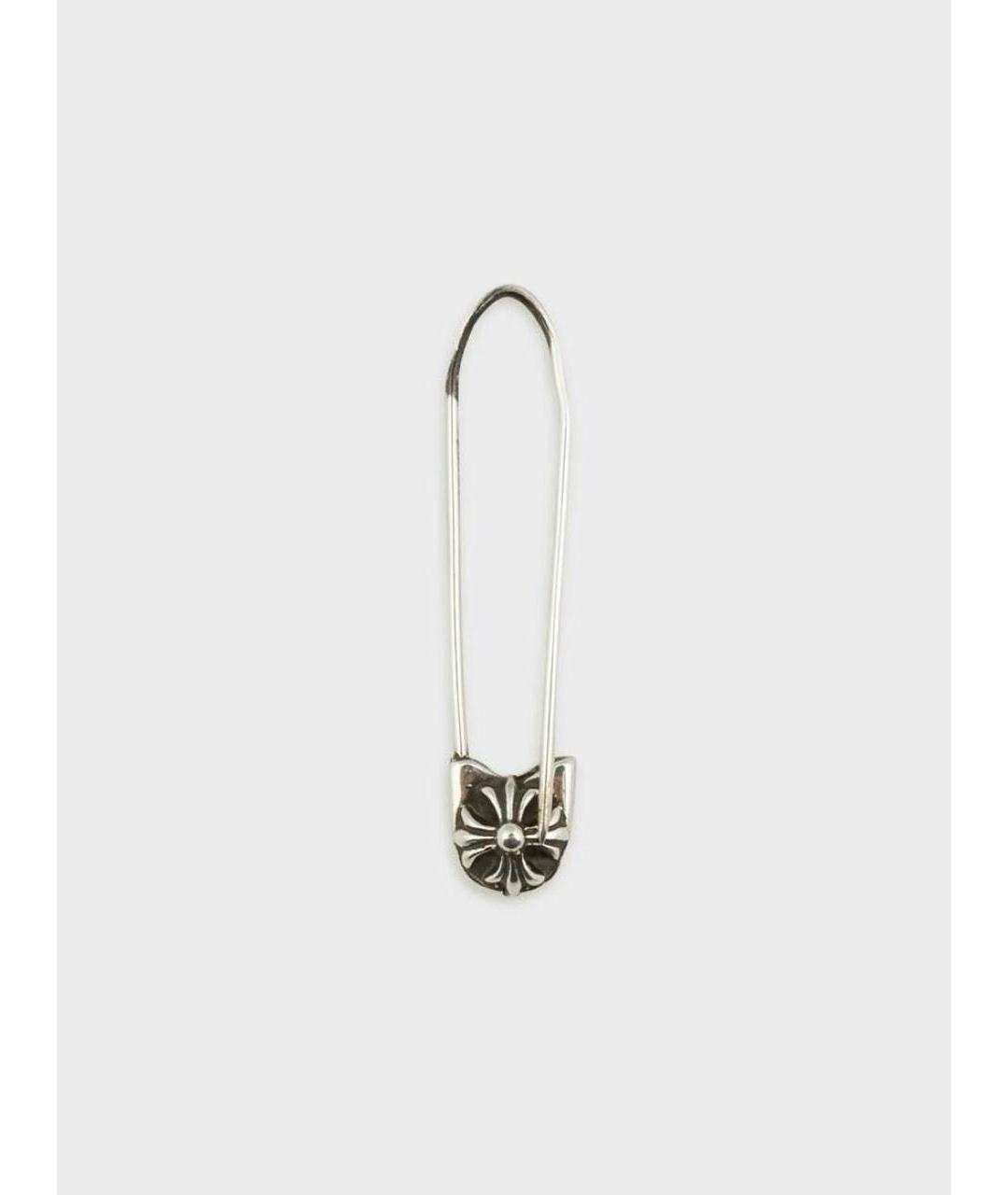 CHROME HEARTS Антрацитовые металлические серьги, фото 2