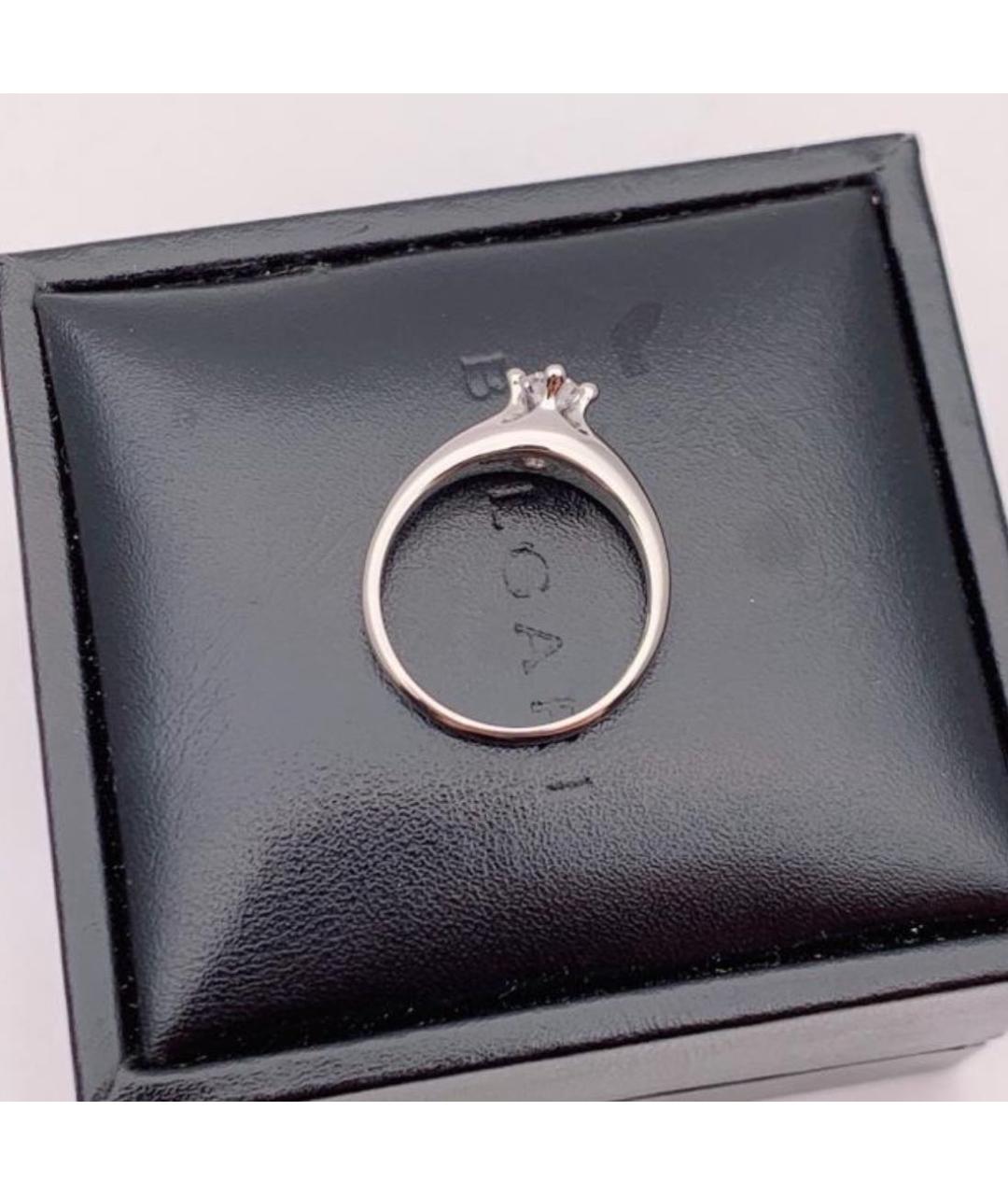 BVLGARI Серебряное платиновое кольцо, фото 6