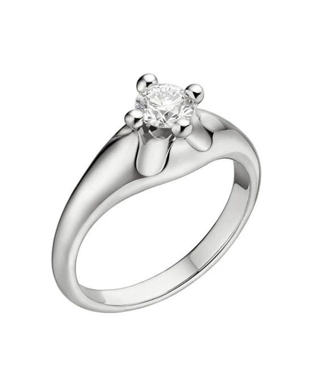 BVLGARI Серебряное платиновое кольцо, фото 9