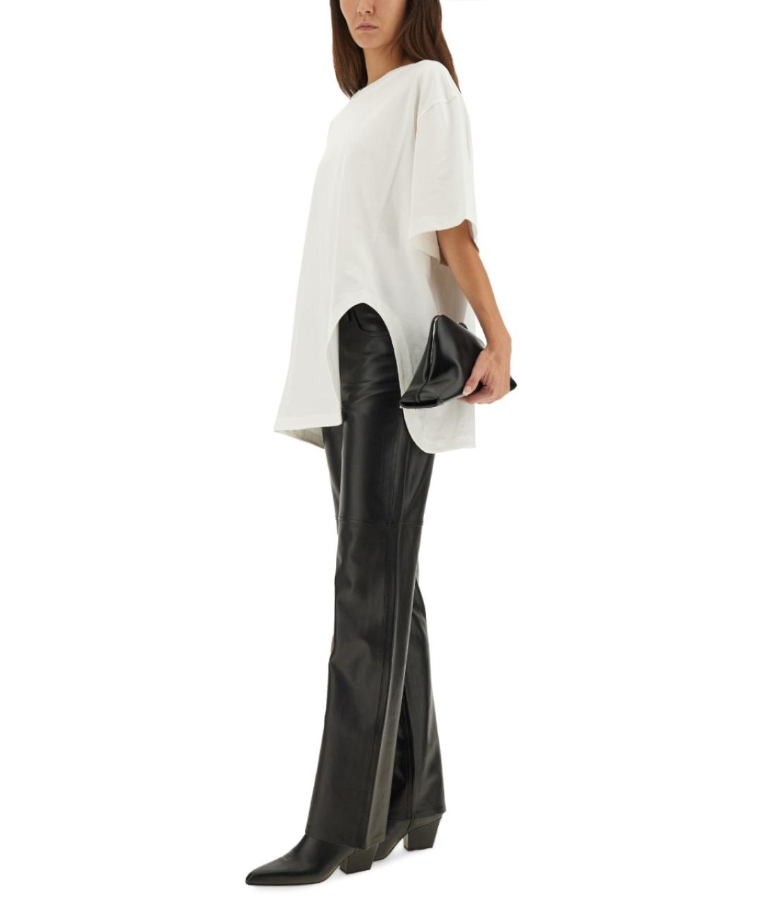 THE ATTICO Белая хлопковая футболка, фото 2