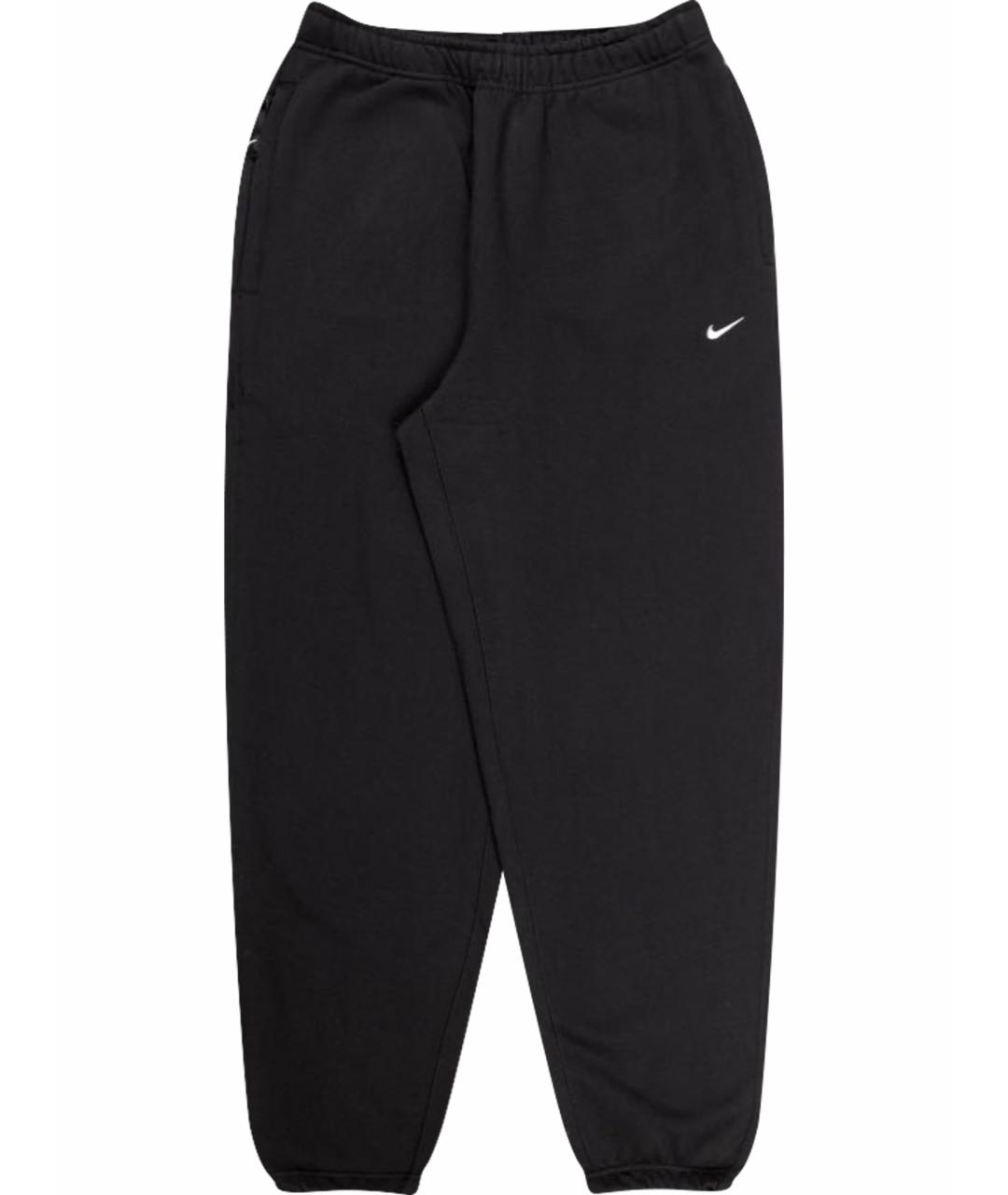 NIKELAB Черные хлопковые повседневные брюки, фото 1