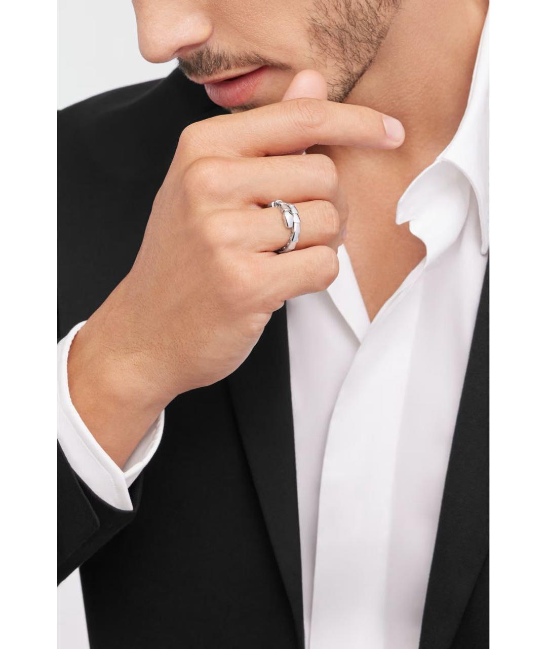BVLGARI Белое кольцо из белого золота, фото 4