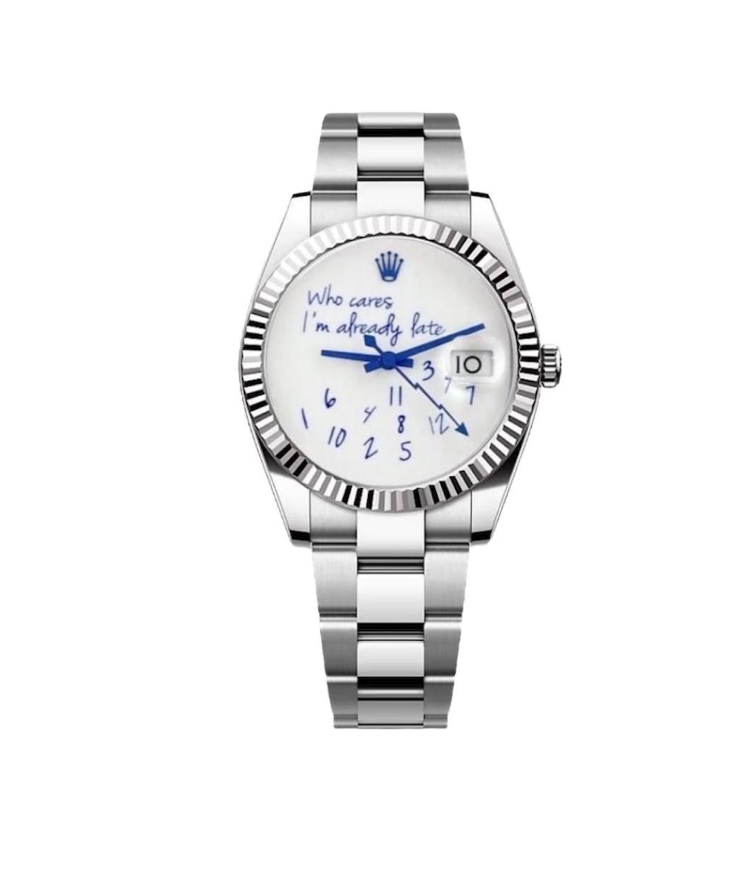 ROLEX Белые часы из белого золота, фото 2