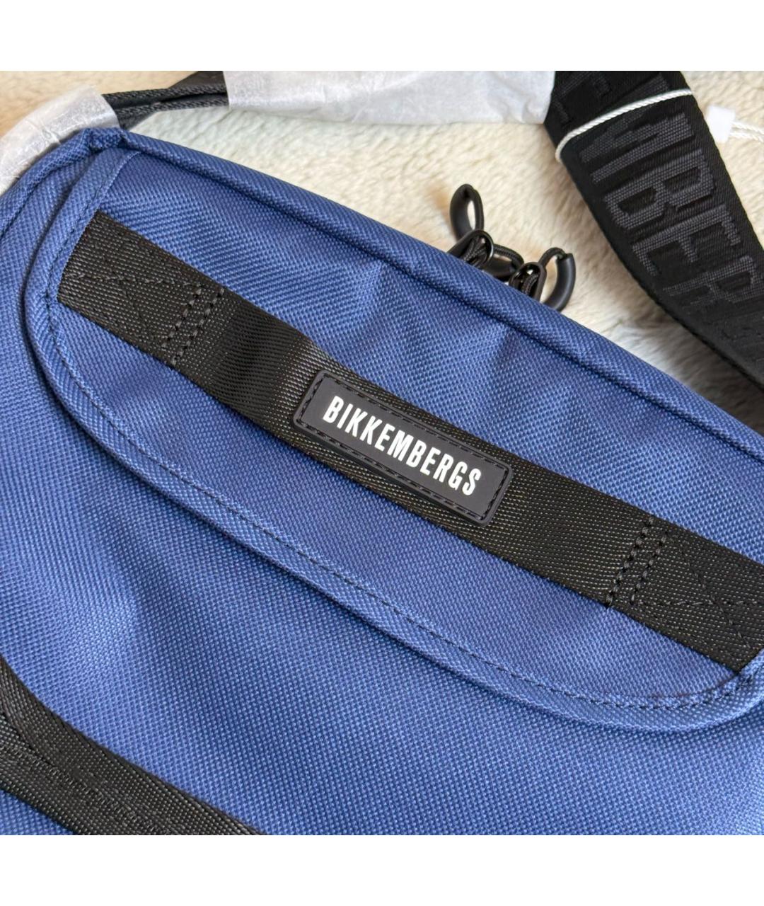 BIKKEMBERGS Синяя сумка на плечо, фото 4