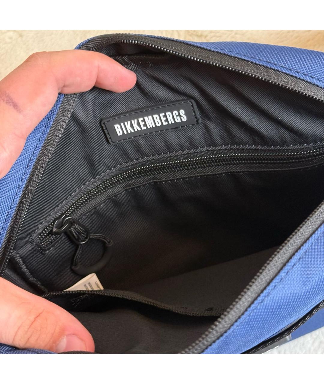 BIKKEMBERGS Синяя сумка на плечо, фото 7