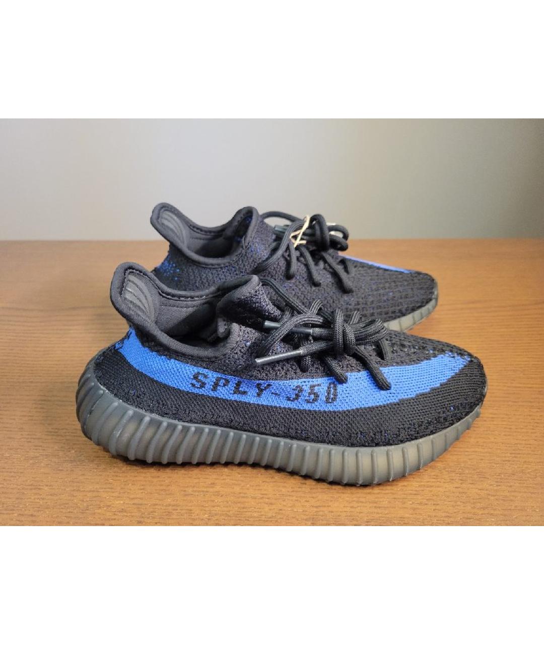 ADIDAS YEEZY Черные текстильные кроссовки, фото 3