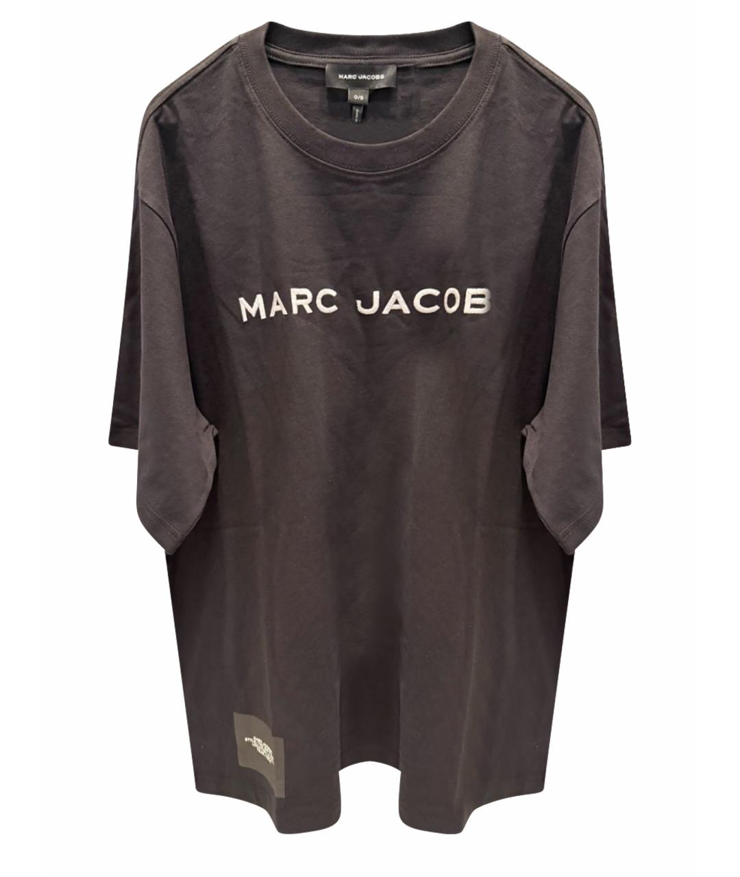 MARC JACOBS Черная хлопковая футболка, фото 1