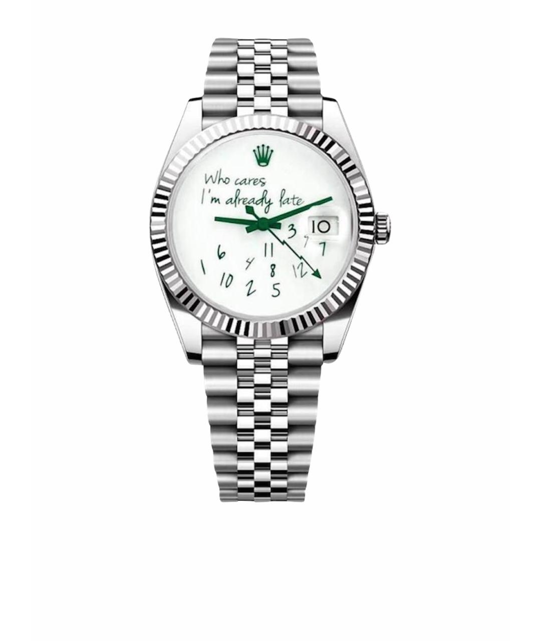 ROLEX Белые часы из белого золота, фото 1